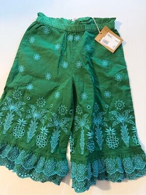 Baby Boden Green/Teal Flare Pant